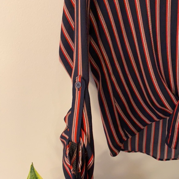 Anthropologie Striped Pleione Blouse - Picture 5 of 8